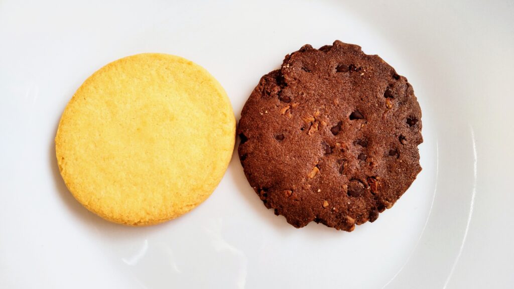 オールドファッションシュガーとダブルチョコナッツのクッキー