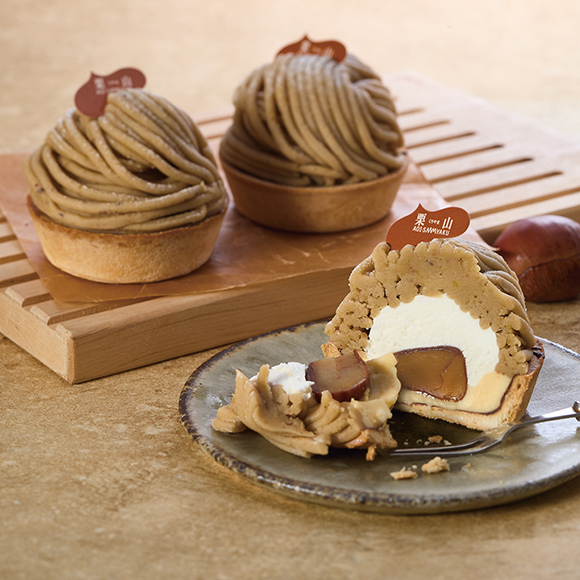 モンブランの栗山